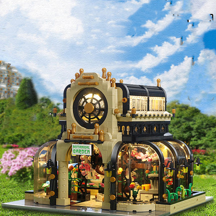 City Garden Series Assembled Plug-in Building Block Toy Model