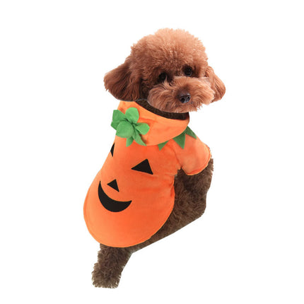 Halloween pet clothes pumpkin demon transformation costume