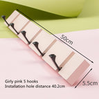 Girly pink / 2 Style / 5 hooks