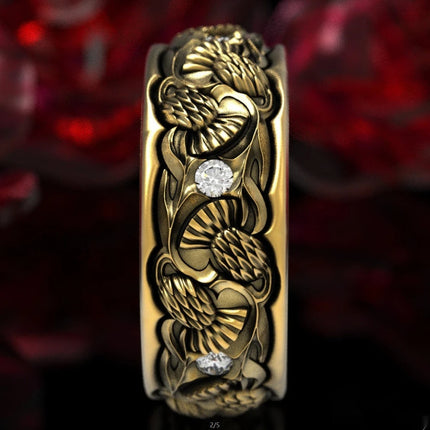 Exaggerated Personalized Vintage Ring In European And American Styles