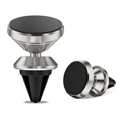 Mobile phone holder with magnetic air outlet