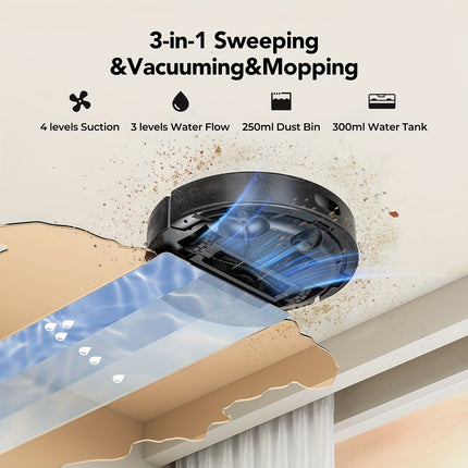 2025 Lubluelu New L15 Ultra Robot Vacuum And Mop, 3-in-1 Sweeping & Vacuuming & Mopping