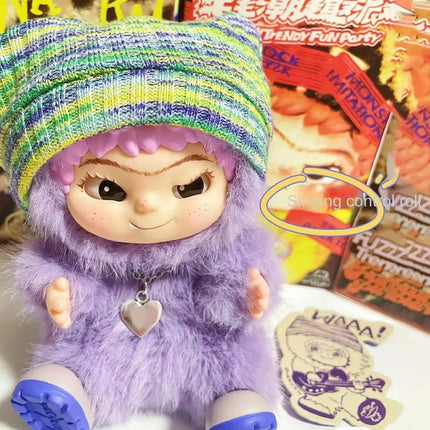 WAKUKU Maomao Trendy Party Series Blind Box Wokuku Handheld Plush Doll