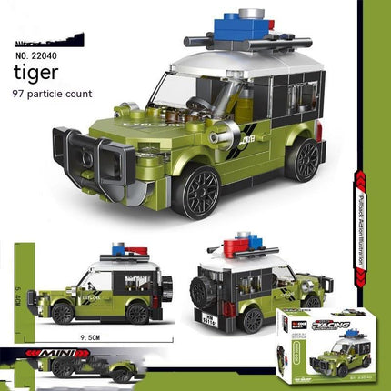Building Block City Recycling Car Assembly Toy