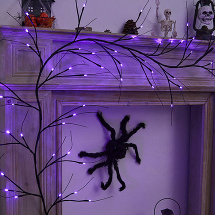 Halloween Decoration Rattan Lamp LED Artificial Tree Lights