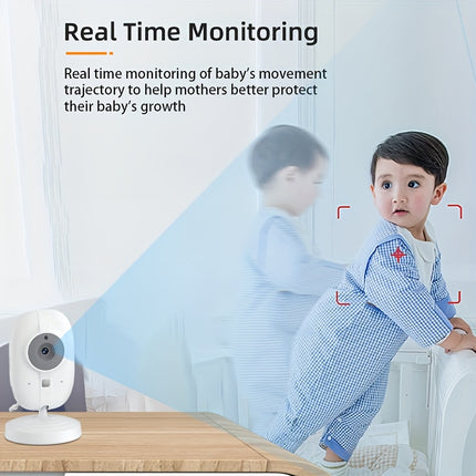 Baby Monitor with 720P Camera, 3.5-inch LCD Screen, Wireless 900-foot Transmission Range,