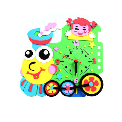 Handmade Materials Diy To Make Children's Creative Clocks