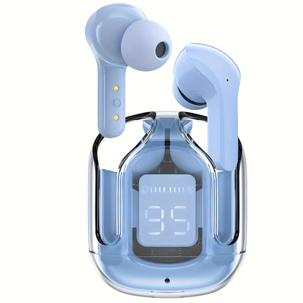 Wireless Headphones - Colorful Sports Game Music Companion with LED Digital Power Display