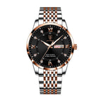 Rose gold black surface