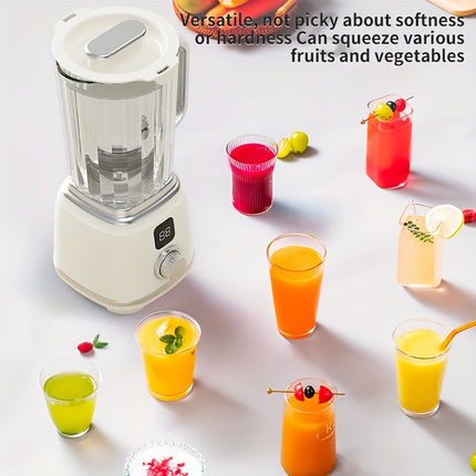 Portable Rechargeable Juicer with Digital Display  Compact Design, Suitable for Smoothies,