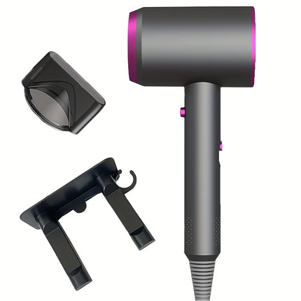 Portable High-Power Hair Dryer for Home And Dormitory Use, Quick-Drying, Available in Pink And Gray,