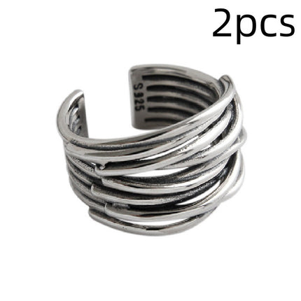 Personalized Retro Multi-coil Bracelet Open Index Finger