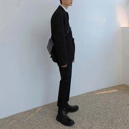 Men's Simple And Versatile One-shoulder Fashion Casual Small Square Bag