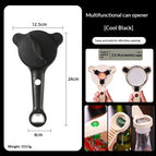 Black / Multifunctional Bottle Opener