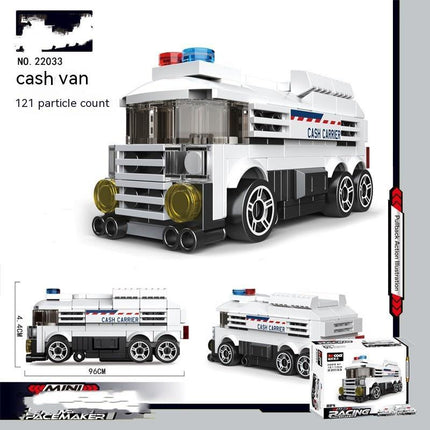 Building Block City Recycling Car Assembly Toy