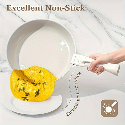 15pcs Non-Stick Cookware Set with Detachable Handles