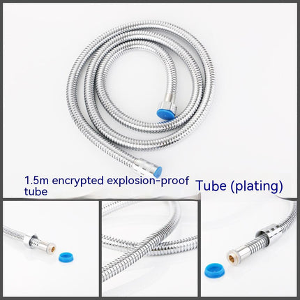 Wholesale Shower Hose 150cm Electroplating Stainless Steel Encryption Tube