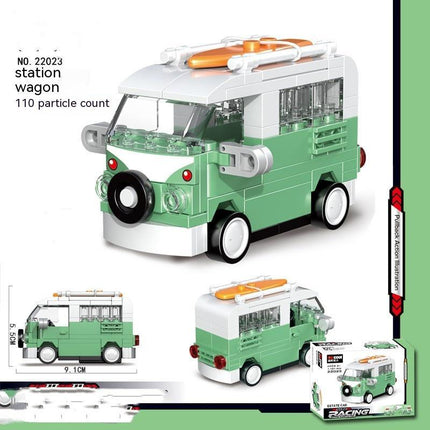 Building Block City Recycling Car Assembly Toy