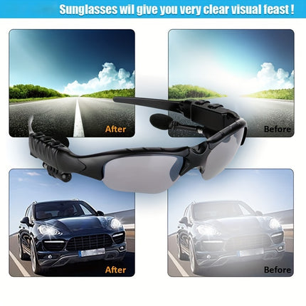 Wireless Headset - Perfect For Cycling, Driving, Fishing, Travel And Outdoor Activities Wireless Glasses