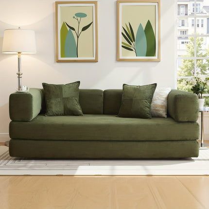 Sofa Bed, Folding Floor Couch,CompressedConvertable Sleeper Sofa,Memory Foam Couch