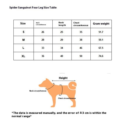 Halloween Personalized Bloodshot Spider Dog Skirt Clothes