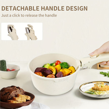 13pcs Pots And Pans Set, Nonstick Granite Cookware Set,