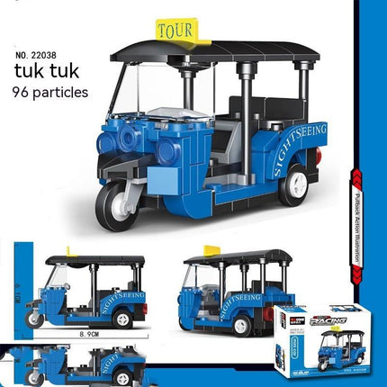 Building Block City Recycling Car Assembly Toy
