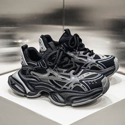 Men'S All-Season 2025 New Fashion Breathable Mesh Sneakers  Slip-Resistant Arch Support