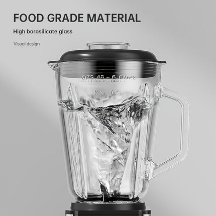 Juicer And Blender for Home Kitchens, Equipped with a 1.5L Glass Jar, a Plastic Cup,