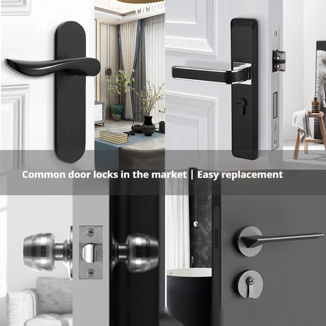 Bedroom Password Lock Wooden Door Smart Fingerprint Lock