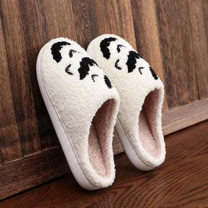 Funny Bat Slipper Halloween Pumpkin Flat Indoor House Shoes