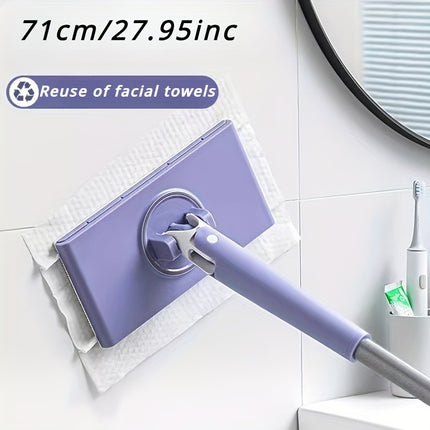 Versatile Disposable Face Towel Mop - Wet & Dry Use For Kitchen, Bathroom, Glass & More