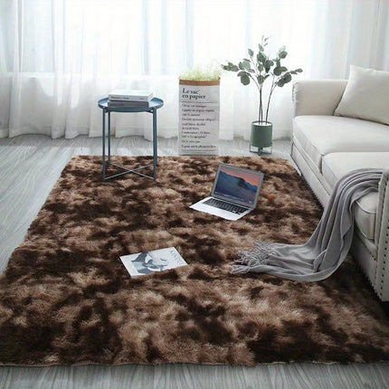 1pc, Soft Plush Area Rugs, Non-slip Fuzzy Shag Plush Soft Shaggy Bedside Rug,
