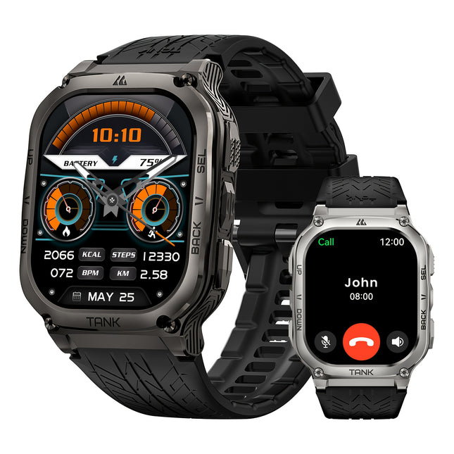 Smart Watch for Men Features a 480Mah Battery That Lasts Up to 60 Days, Is Designed to Be Rugged