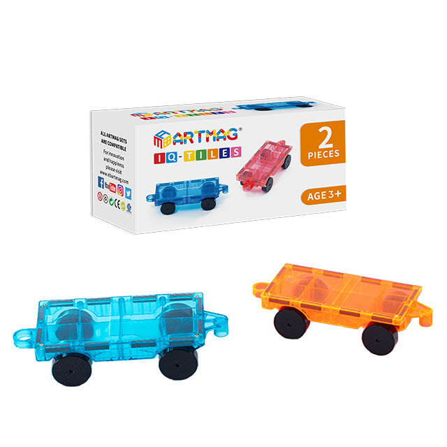 Maggot Color Window Magnetic Film Car 2 Sets Of Magnet Car