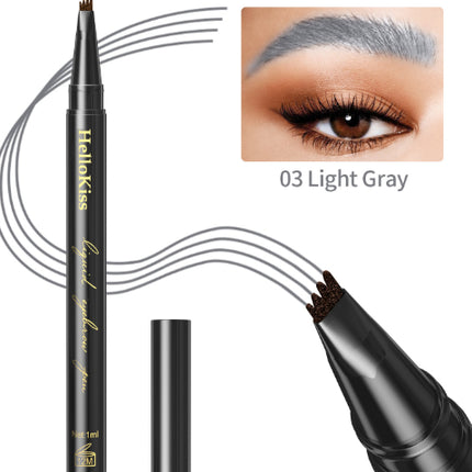 Hellokiss Four-fork Water Waterproof Wild Ultra-fine Eyebrow Pencil Eyebrow Pencil