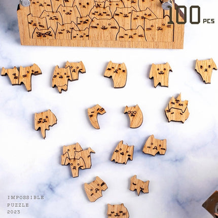 Hundred Cats Educational Toys Puzzle
