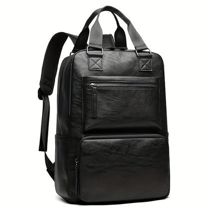 Unisex Casual Backpack - Large Capacity, Lightweight, Adjustable Straps, Zip Closure,