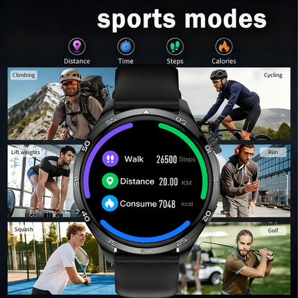 New Smartwatch for Men and Women - Wireless Calling/Text Messages/Multiple Sports Models/Remote Camera