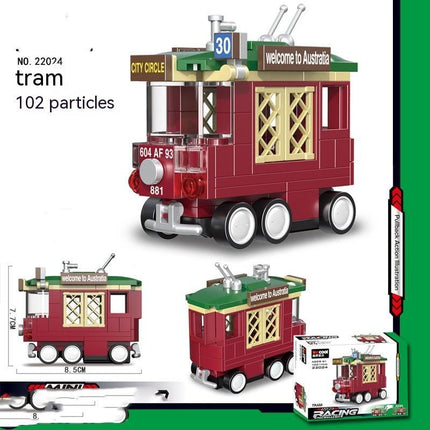 Building Block City Recycling Car Assembly Toy