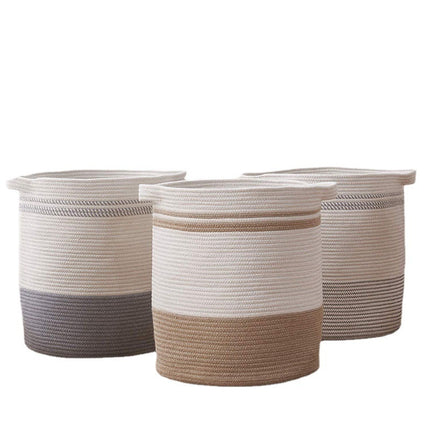 Cotton String Sundries Laundry Basket Magazine Snacks Storage Basket