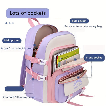 Backpack for Girls - Cute Cartoon Design, Adjustable Straps, Lightweight backpack