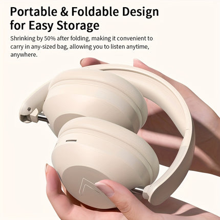 Wireless HD Headphones - Enjoy high-definition audio with long-lasting battery life and foldable design