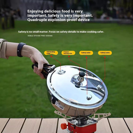 Mini-portable Outdoor Small Pressure Cooker