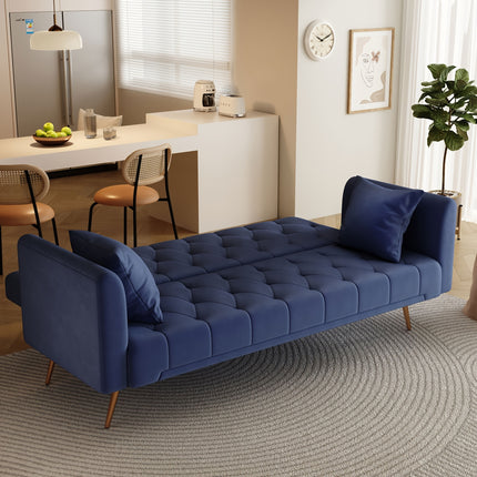 Sofa, American Retro Velvet, Suitable for Small Living Room, Bedroom, Office