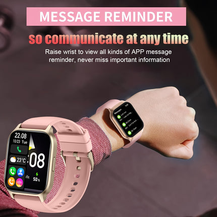 Smart Watch (Make/Answer Call), 4.7cm BT Calling for Women Men, Fitness Tracker Watch for iPhone And Andriod
