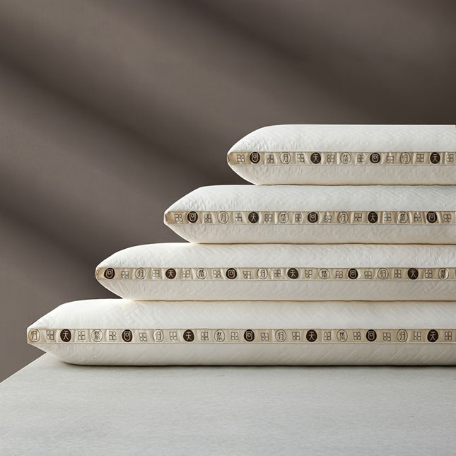 1pc Ultra-Soft Microfiber Couple'S Body Pillow - Medium Softness, Quilted Polyester,