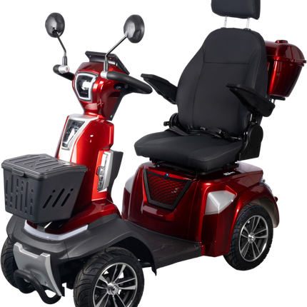 HS4W-B1R Heavy Duty 4 Wheel Mobility Scooters for Seniors & Adults