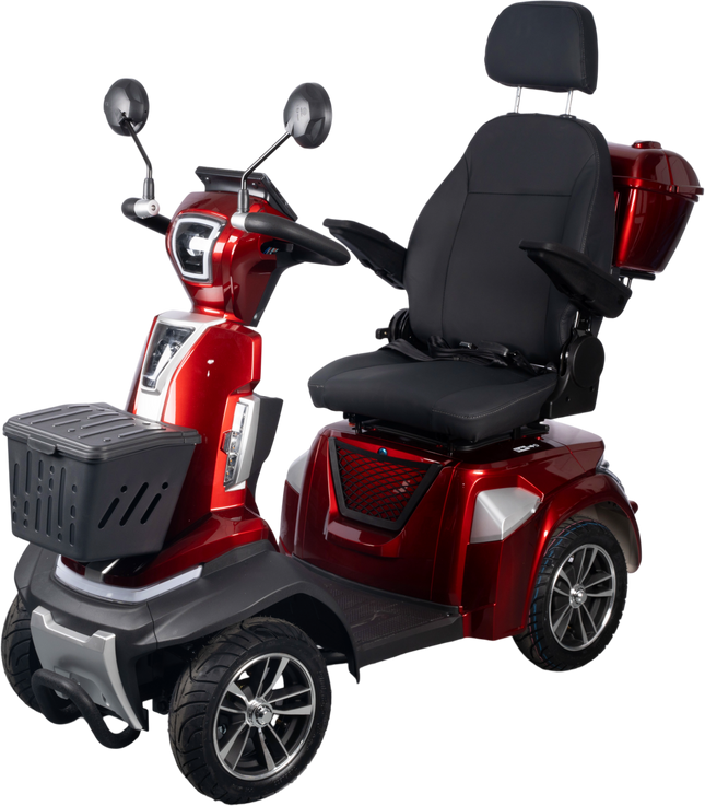 HS4W-B1R Heavy Duty 4 Wheel Mobility Scooters for Seniors & Adults