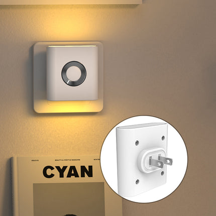 Human Body Small Night Corridor Bedroom Plug-in Induction Lamp
